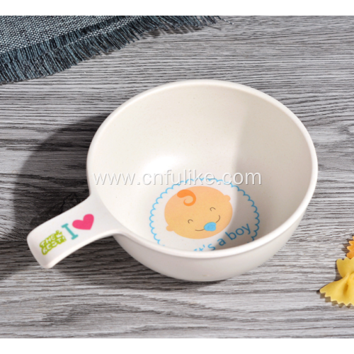 Colorful Fun Cartoon Character Bamboo Bowls